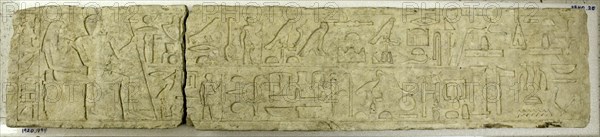 Lintel of Mereruka, c. 2350-2311 BC. Creator: Unknown.