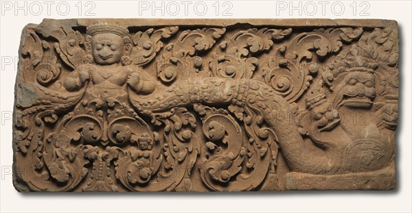 Lintel with Garuda, 875-925. Creator: Unknown.