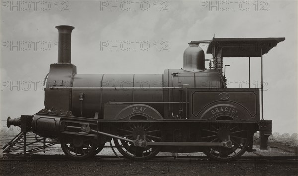 Locomotive, c. 1880s. Creator: John (British) Stuart (British, 1831-1907).