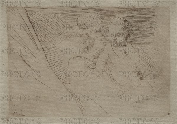 Mab et Cupidon. Creator: Alphonse Legros (French, 1837-1911).
