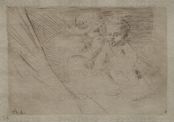 Mab et Cupidon. Creator: Alphonse Legros (French, 1837-1911).