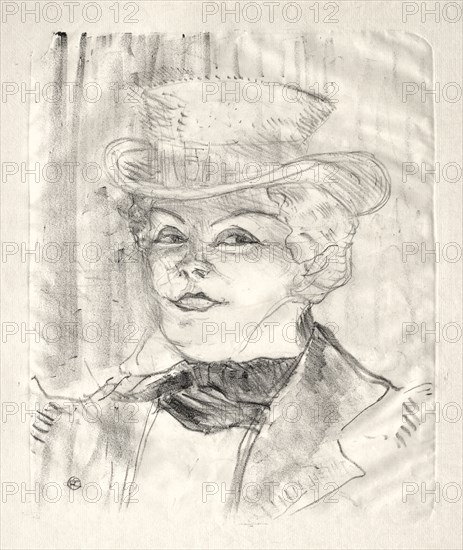 Madame Réjane, 1899. Creator: Henri de Toulouse-Lautrec (French, 1864-1901).