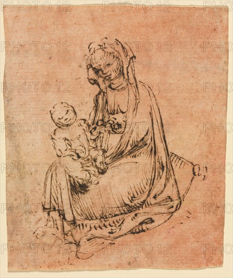 Madonna and Child, c. 1440/50. Creator: Stefano da Zevio (Italian, c. 1374-aft 1438), follower of.
