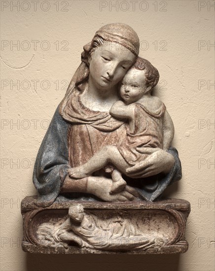 Madonna and Child, c. 1450. Creator: Lorenzo Ghiberti (Italian, 1378-1455), circle of.