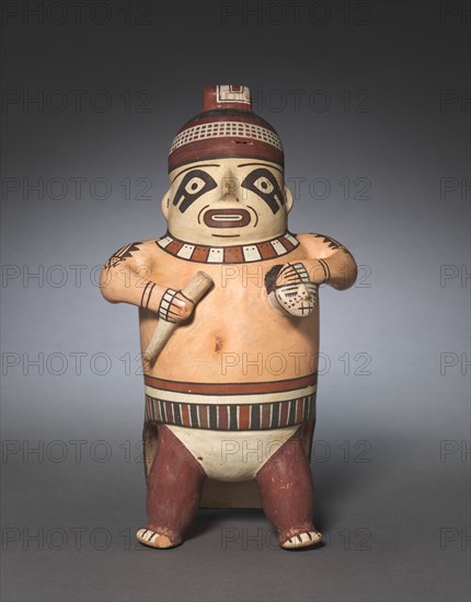 Male Effigy Vessel, 100-650 . Creator: Unknown.