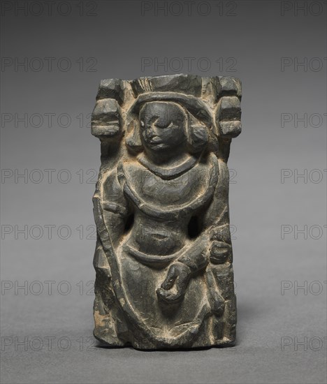 Male Figure, Possibly Indra, 300s-400s. Creator: Unknown.