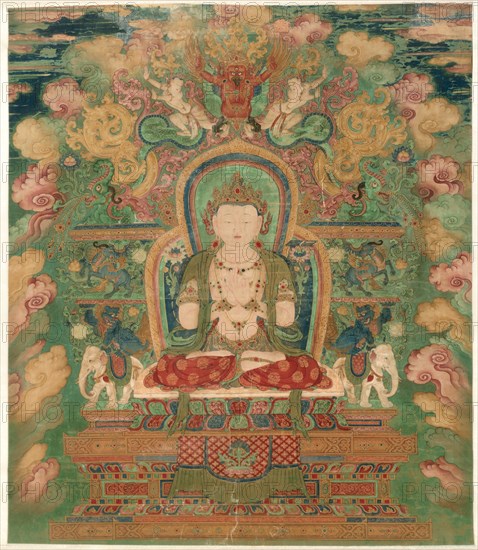 Manjushri, c. 1500-1550. Creator: Unknown.