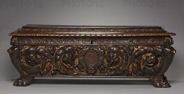 Marriage Chest (Cassone), early 1500s. Creator: Unknown.