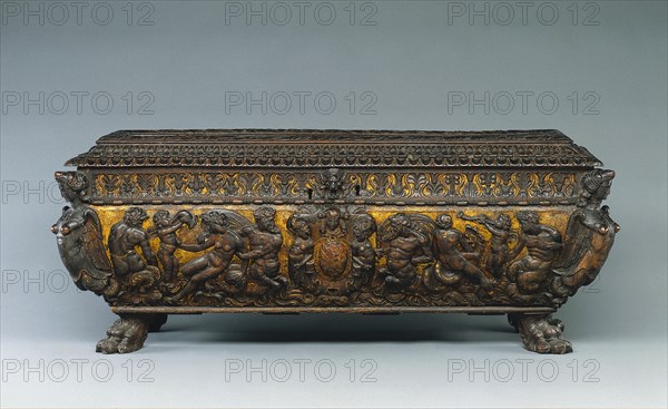 Marriage Chest (Cassone), mid 1500s. Creator: Unknown.