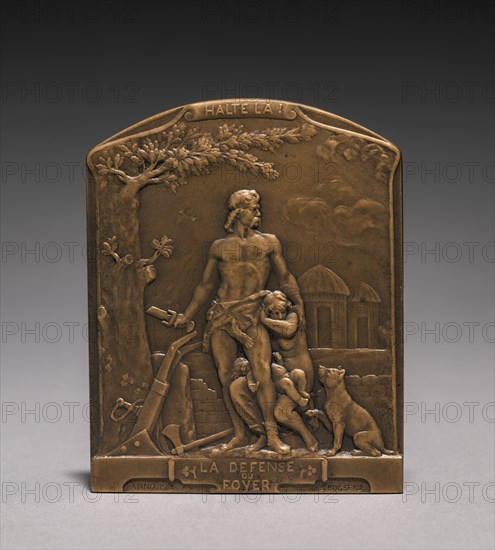 Medal, 1914-1918. Creator: Emile André Boisseau (French, 1842-1923).