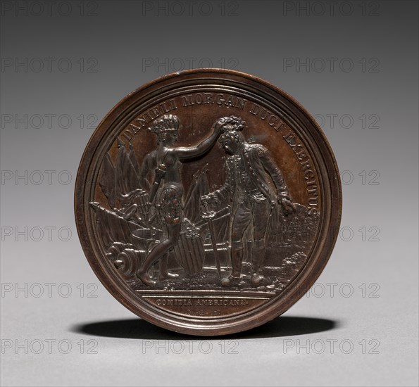 Medal: Daniel Morgan (obverse). Creator: Jules Dupré (French, 1811-1889).