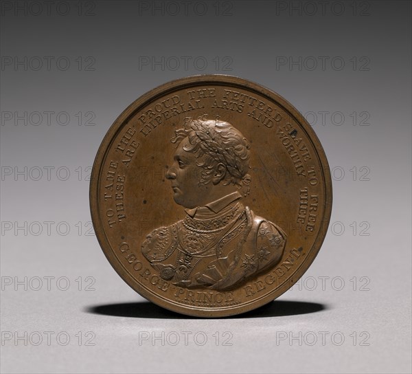 Medal: George, Prince Regent (obverse). Creator: Thomas Wyon (British, 1792-1817).