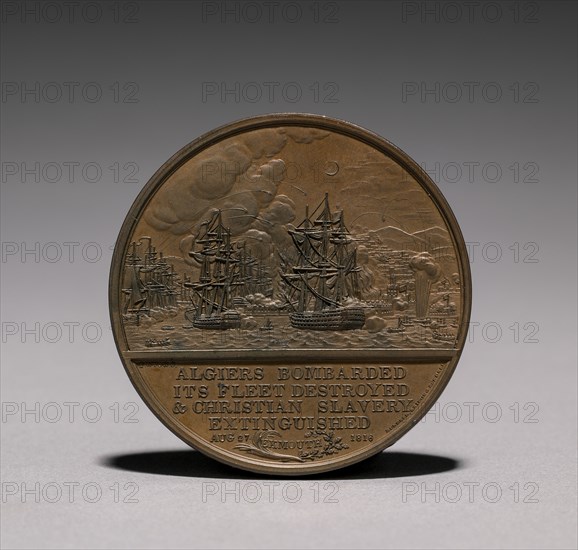 Medal: George, Prince Regent (reverse). Creator: Thomas Wyon (British, 1792-1817).