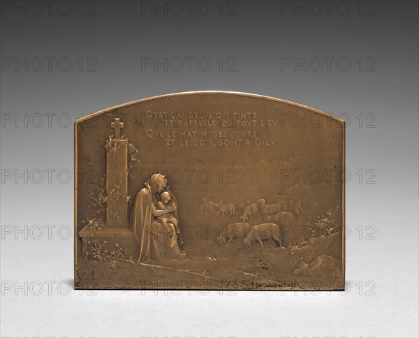 Medallion (reverse). Creator: Jules Dupré (French, 1811-1889).