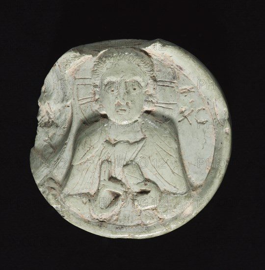 Medallion with Christ, c. 1200-1400. Creator: Unknown.