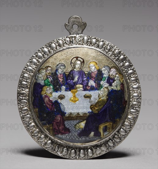 Medallion: The Last Supper, late 1400s. Creator: Unknown.