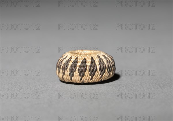 Miniature Round Basket, late 1800s-early 1900s. Creator: Unknown.