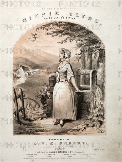 Minnie Clyde - Sheet Music Cover. Creator: Winslow Homer (American, 1836-1910).