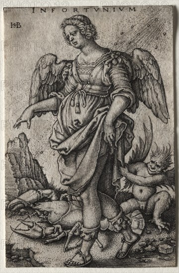 Misfortune. Creator: Hans Sebald Beham (German, 1500-1550).