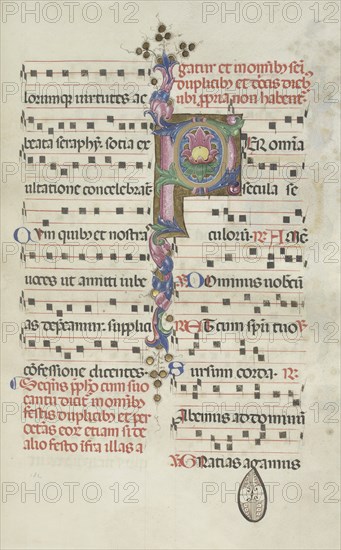 Missale: Fol. 184: Foliage, 1469. Creator: Bartolommeo Caporali (Italian, c. 1420-1503).