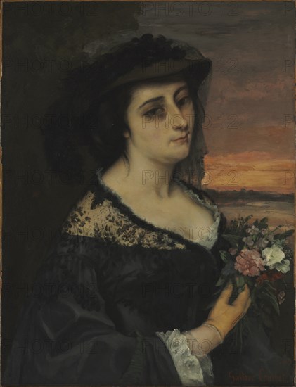 Mme L... (Laure Borreau), 1863. Creator: Gustave Courbet (French, 1819-1877).