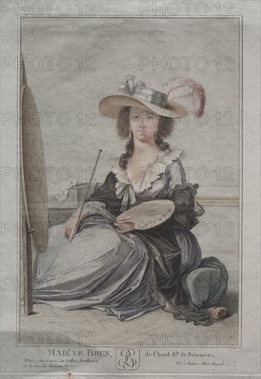 Mme Vigée Lebrun, c. 1800. Creator: Anonymous.