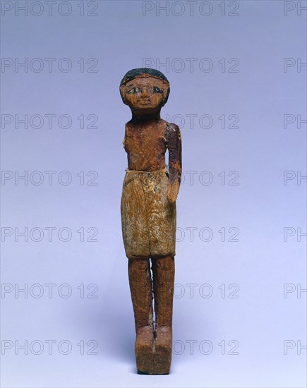 Model Figure of a Man, 1980-1801 BC. Creator: Unknown.