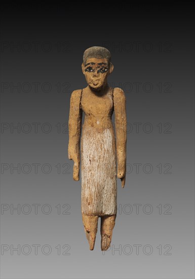 Model Figure of a Man, Perhaps a Boat Attendant, 2040-1648 BC. Creator: Unknown.