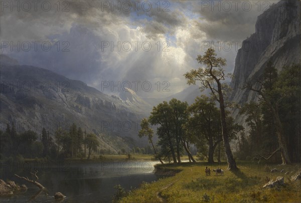 Mount Starr King, Yosemite, 1866. Creator: Albert Bierstadt (American, 1830-1902).