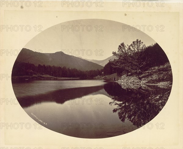 Mystic Lake, M.T., 1872. Creator: William Henry Jackson (American, 1843-1942).