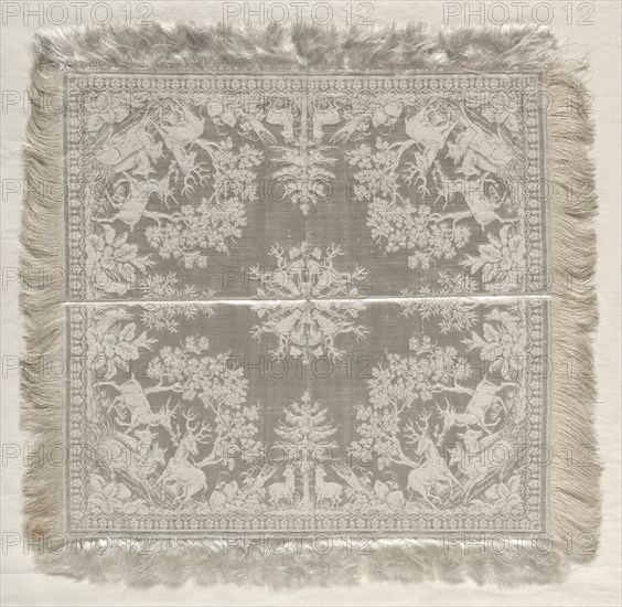 Napkin, 1867. Creator: Unknown.