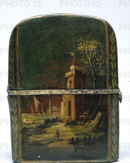 Necessaire with Scent Bottles, early 1800s. Creator: Unknown.