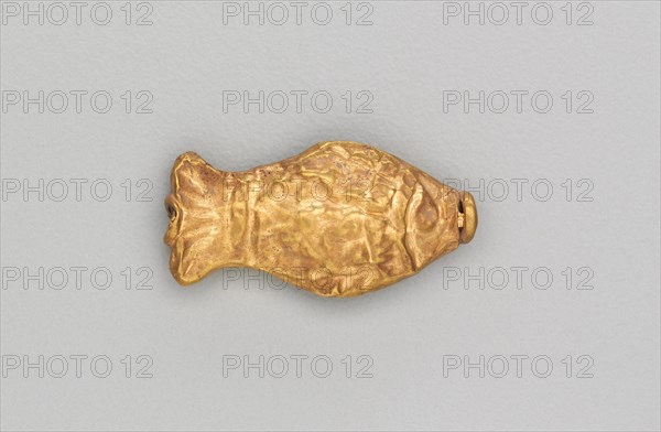 Necklace Bead in the Form of a Fish, 185-72 BC. Creator: Unknown.