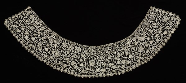 Needlepoint (Punto in aria) Lace Collar, 16th-17th century. Creator: Unknown.