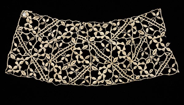 Needlepoint (Punto in aria) Lace Collar, late 16th century. Creator: Unknown.