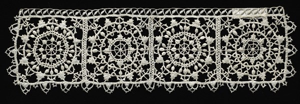 Needlepoint (Reticella) Lace Cuff, second half of 16th century. Creator: Unknown.