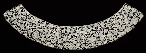 Needlepoint (Venetian Raised Point) Lace Collar, 17th century. Creator: Unknown.