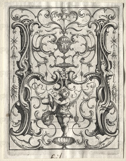 New ABC Booklet: H, 1627. Creator: Lucas Kilian (German, 1579-1637).