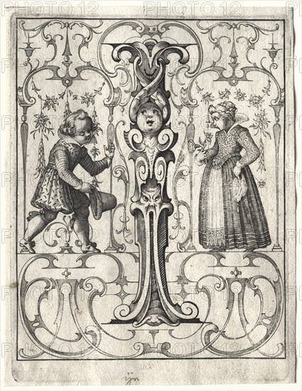 New ABC Booklet: I, 1627. Creator: Lucas Kilian (German, 1579-1637).