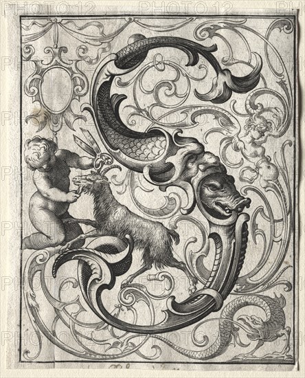 New ABC Booklet: S, 1627. Creator: Lucas Kilian (German, 1579-1637).