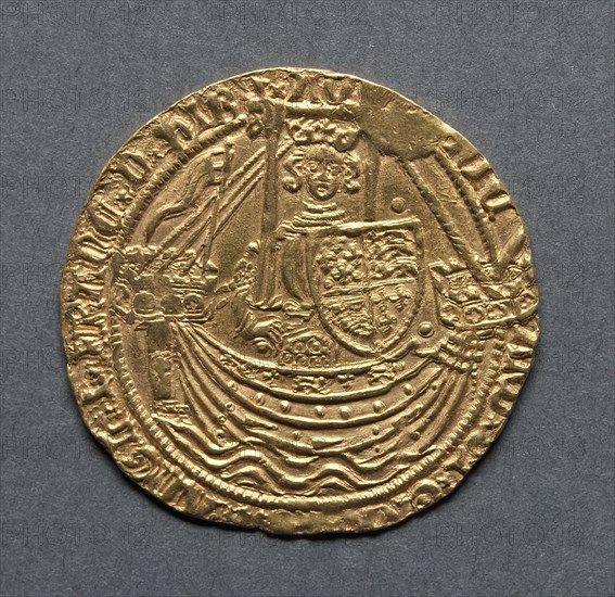 Noble (obverse), 1377-1399. Creator: Unknown.