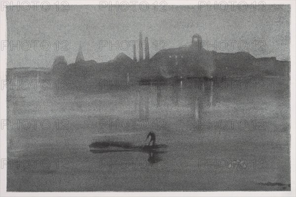 Nocturne, 1878. Creator: James McNeill Whistler (American, 1834-1903).