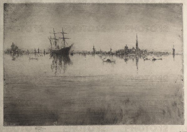Nocturne, 1880. Creator: James McNeill Whistler (American, 1834-1903).