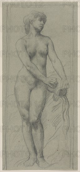 Nude Woman. Creator: Alphonse Legros (French, 1837-1911).