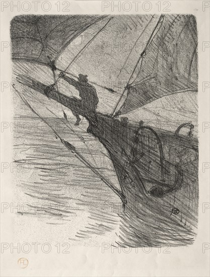 Oceano Nox, 1895. Creator: Henri de Toulouse-Lautrec (French, 1864-1901).