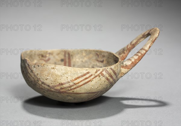 One-Handled Bowl, c. 1725-1600 BC. Creator: Unknown.