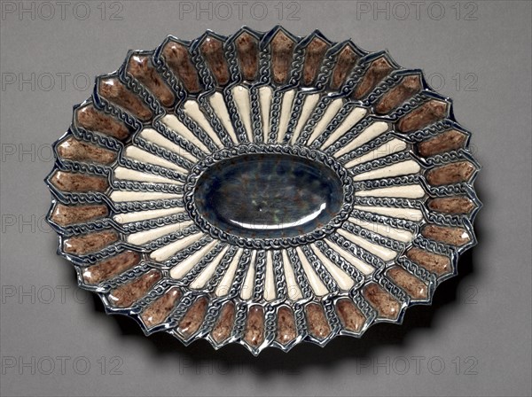 Oval Dish, late 1500s. Creator: Bernard Palissy (French, 1510-1589), circle of.