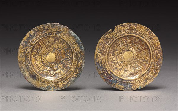 Pair of Ear Ornaments, c. 800-1370. Creator: Unknown.