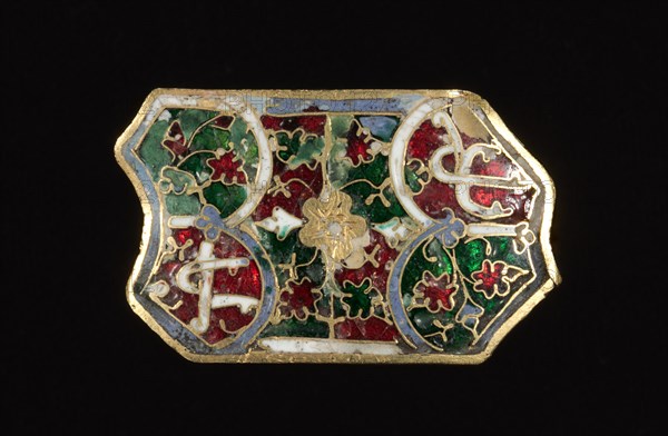 Pair of Plaques (Appliqué), 1300s. Creator: Unknown.