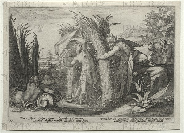 Pan Pursuing Syrinx, c. 1589. Creator: Unknown.